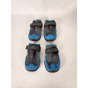 4 pack Waterproof Dog Shoes Hot Pavement Boots Heat Protection Paw 2.75" Wide